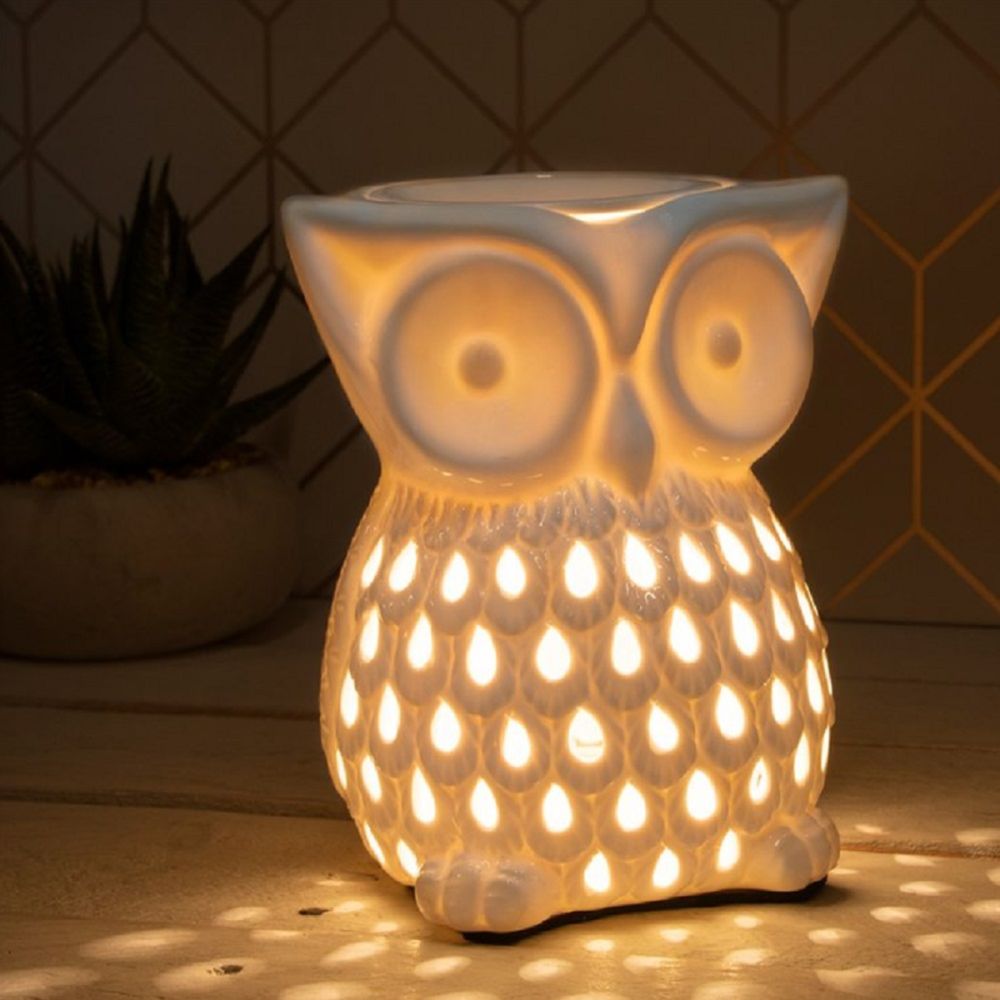 Owl Melt White Lamp